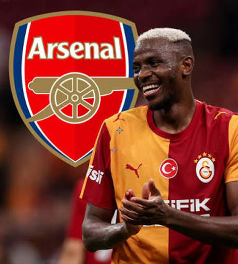 Osimhen đang trở thành mục tiêu được Arsenal quyết tâm đưa về 