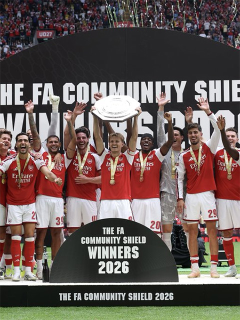 Arsenal giành Siêu cúp Anh