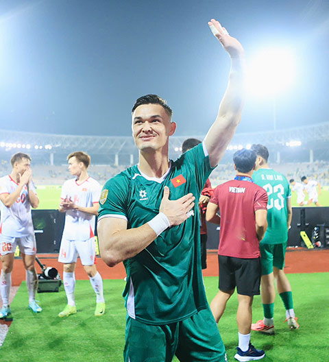 Lê Giang Patrik có phong độ cao tại AFF Cup 2026 - Ảnh: Đức Cường