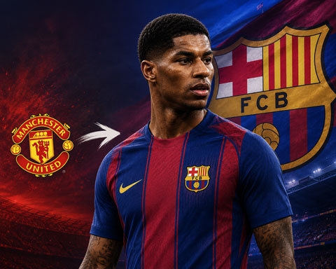 Barca bất ngờ quay lại hỏi mua Rashford