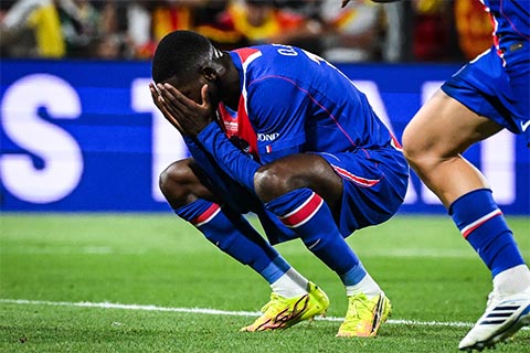 Dembele thất vọng vì đội nhà thua cuộc