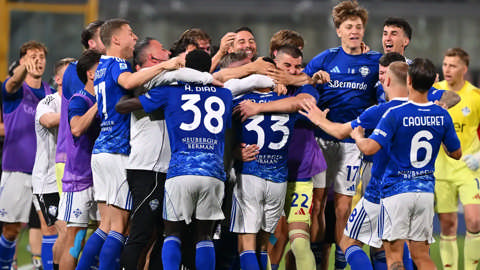 Niềm vui của Como khi giành vé dự Champions League lần đầu trong lịch sử