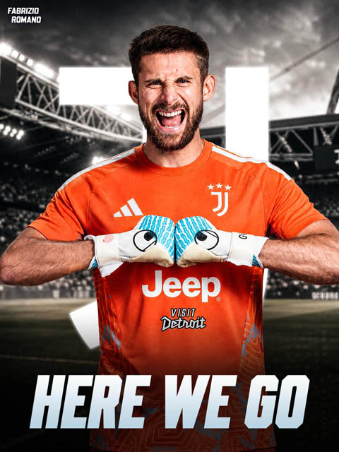 Vicario sẽ là sự bổ sung chất lượng cho khung thành Juventus