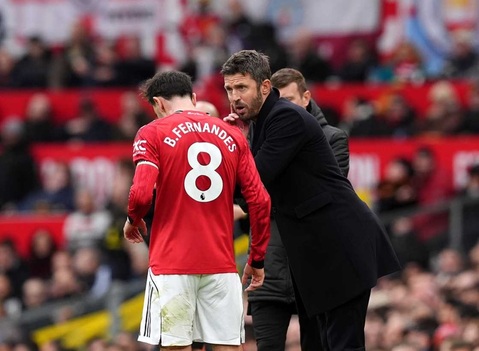 HLV Michael Carrick luôn xem Bruno làm mắt xích quan trọng bậc nhất ở MU