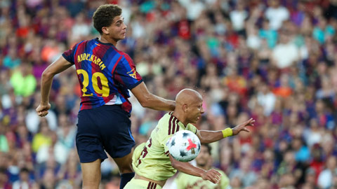 Tiền đạo trẻ Abdelkarim là cái tên nổi bật của Barca