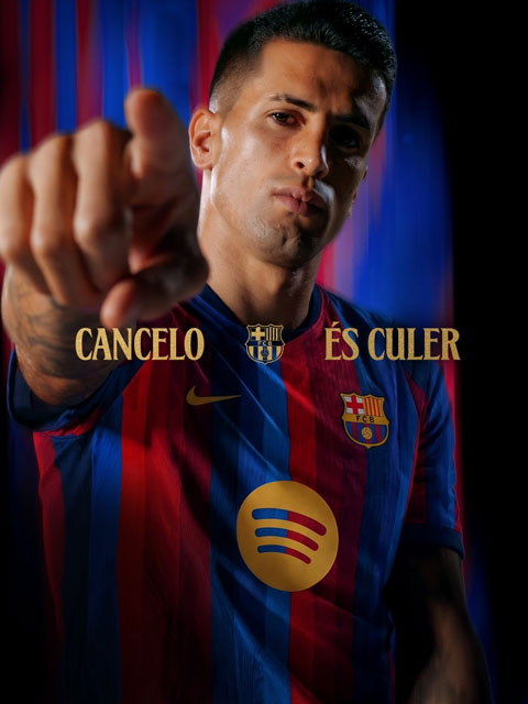 Cancelo chính thức ký hợp đồng với Barca tới năm 2029 - Ảnh: @FCBarcelona_es