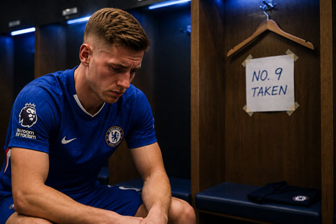 Delap bị tước áo số 9 tại Chelsea