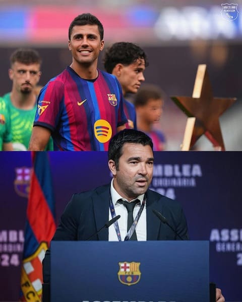 Barca chỉ hành động khi nhận thấy mình có cơ hội chiêu mộ Rodri. Ảnh: Threads