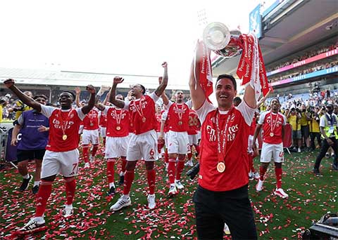 Arsenal của Mikel Arteta muốn thống trị tại Anh