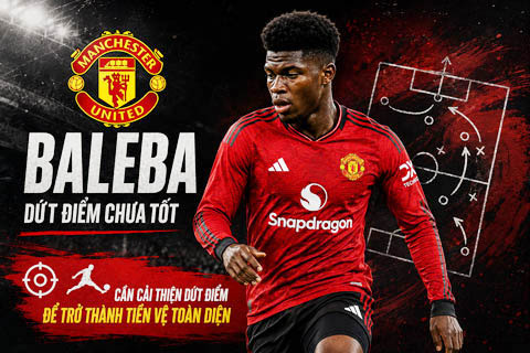 Khả năng ghi bàn của Baleba chưa đủ tốt