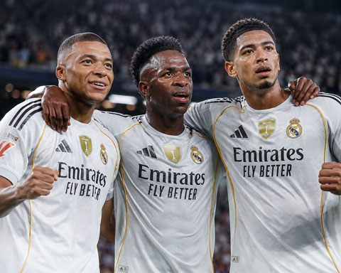 Mbappe, Vinicius và Bellingham đều là những ngôi sao tấn công thích tự do di chuyển