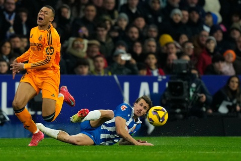 Mbappe từng có một ký ức không vui tại sân của Espanyol. Ảnh: BeinSPORTS