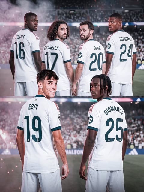 Real Madrid chỉ mất 225 triệu euro cho những cầu thủ trị giá 252 triệu euro. Ảnh: Instagram