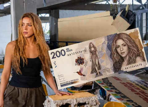 Fan muốn hình Shakira được in lên tiền giấy