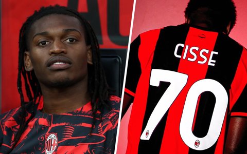 Cisse là một trong những lý do Milan sẵn sàng bán Leao