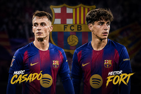 Casado và Fort là 2 cầu thủ có nguy cơ bị Barca bán cao nhất
