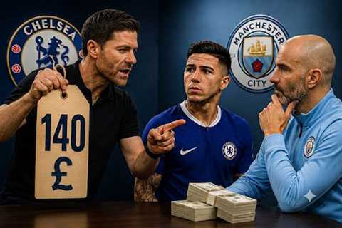Chelsea hét giá bán Enzo cho Man City tới 140 triệu bảng