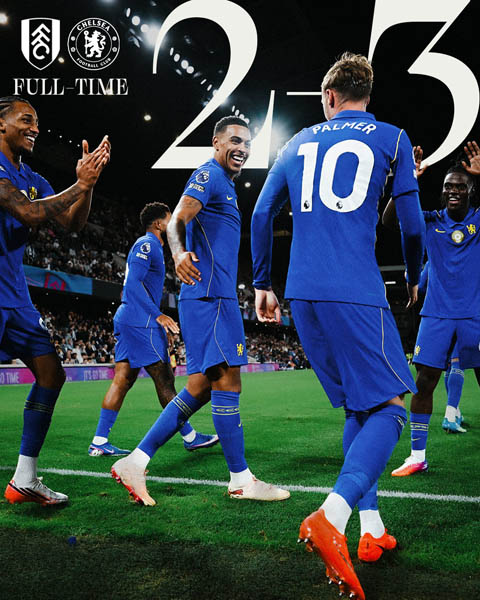 Chelsea vượt qua Fulham ở vòng 1 Premier League 2026/27
