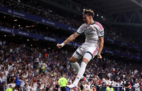Carlos Espi cũng vừa ghi bàn quyết định giúp Real Madrid thắng Espanyol ở La Liga. Ảnh: Madrid Xtra