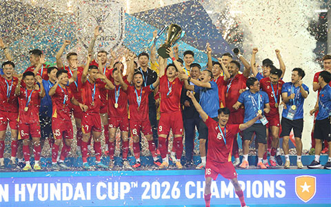 ĐT Việt Nam xứng đáng có được chức vô địch AFF Cup 2026 - Ảnh: Minh Tuấn 
