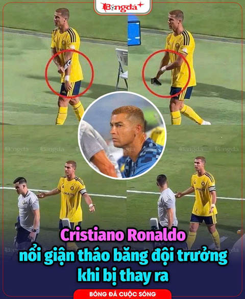 Hành động xấu xí của Ronaldo