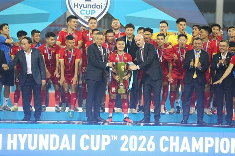 Việt Nam đã lên ngôi vô địch AFF Cup 2026. Ảnh: Đức Cường 