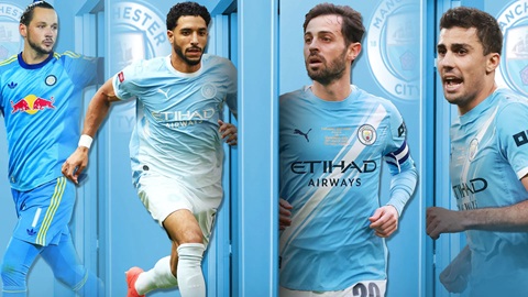 Một mùa hè chưa từng có ở Man City với cả tá cầu thủ ra đi