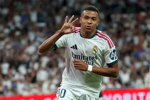Kylian Mbappe lập cú hat-trick đầu tiên của mùa giải giúp Real Madrid của Jose Mourinho có chiến thắng thứ hai tại La Liga
