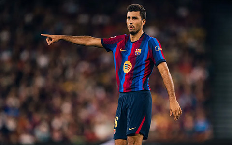 Rodri có trận đấu ra mắt Barca