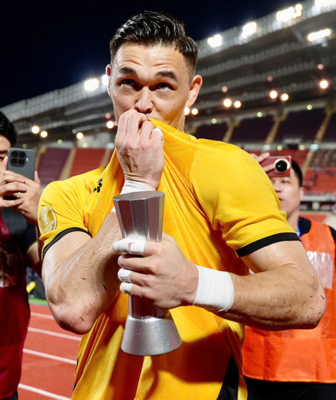 Lê Giang Patrik gây ấn tượng ngay lần đầu dự AFF Cup 2026 - Ảnh: Đức Cường
