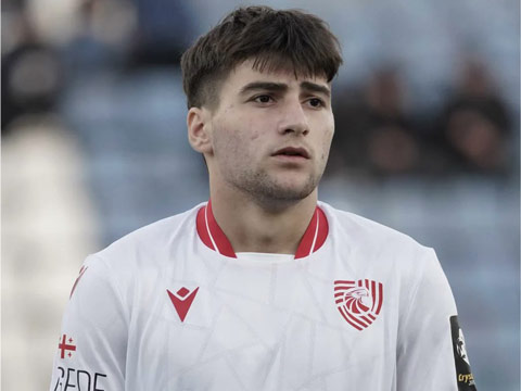 Bartishvili là một tài năng sáng giá của bóng đá Georgia