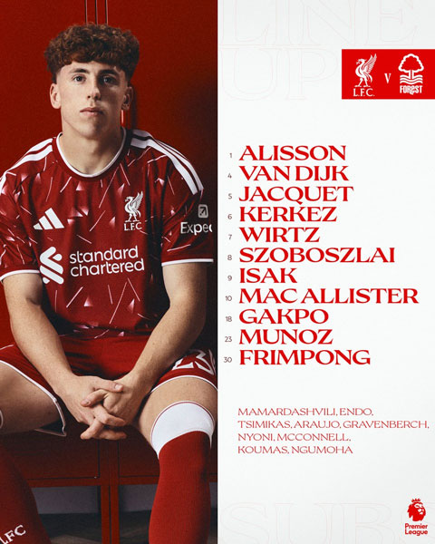 Ảnh: @LFC