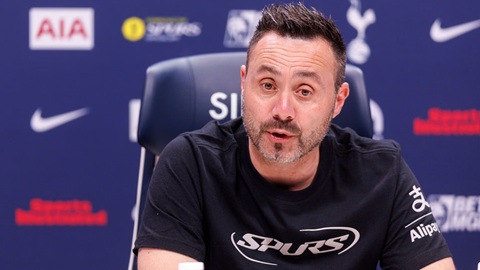HLV Roberto De Zerbi chỉ ra vấn đề tâm lý của Tottenham