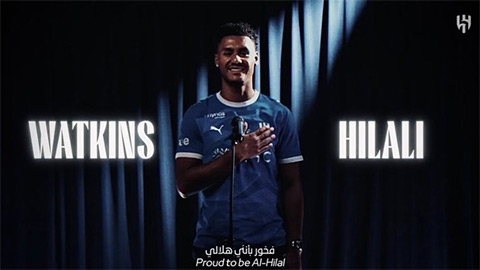 Watkins chính thức khoác áo Al Hilal