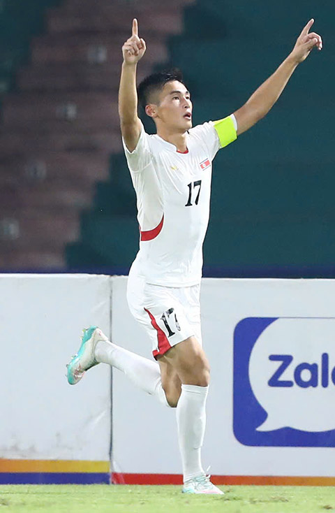 U20 Triều Tiên có lợi thế lớn dự VCK U20 châu Á 2027 - Ảnh: Minh Tuấn 