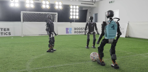 Booster T1 vô địch nội dung bóng đá robot