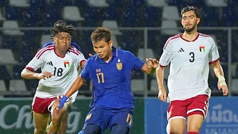 U20 Thái Lan đánh bại U20 UAE 