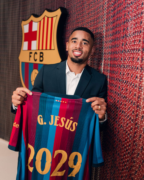 Jesus sẽ ký hợp đồng tới năm 2029 - Ảnh: @FCBarcelona