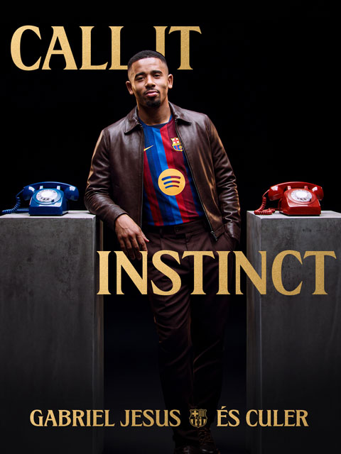 Jesus chính thức ra mắt Barca - Ảnh: @FCBarcelona