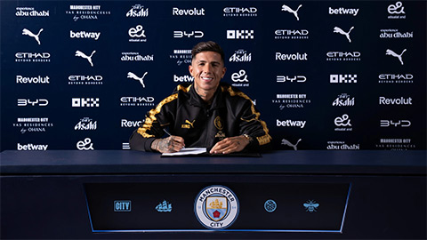 Enzo sẽ gắn bó với Man City tới năm 2031