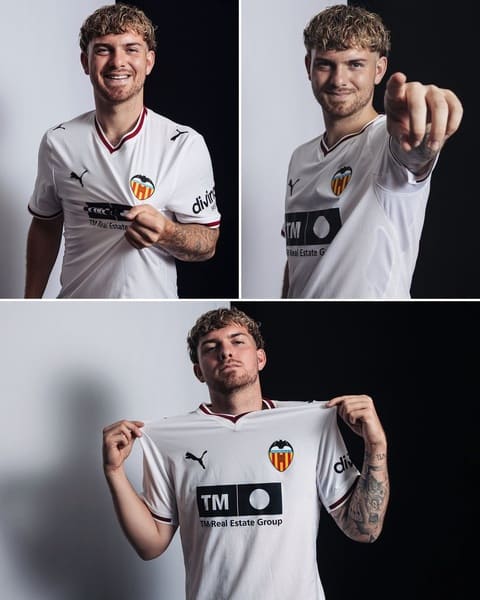 Tân binh đến từ Liverpool, Harvey Elliott của Valencia. Ảnh: Facebook
