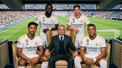 Bellingham, Mbappe, Rudiher và Fede Valverde tạo ra bộ khung không thể đụng đến của Real Madrid.