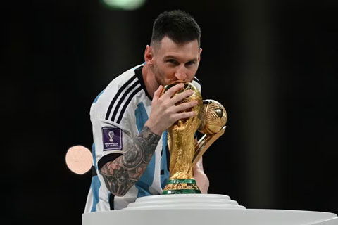 Messi từng cùng ĐT Argentina vô địch World Cup 2022