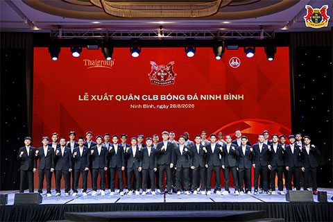 Ninh Bình đặt mục tiêu vô địch V.League và Cúp QG 2026/27 - Ảnh: NBFC