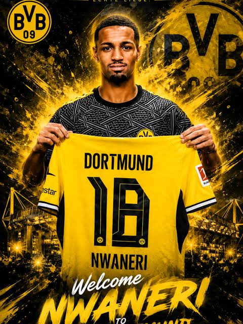 Nwaneri sẽ khoác áo Dortmund theo dạng cho mượn ở mùa 2026/27 và đây là cơ hội để anh lấy lại phong độ - Ảnh: @czosziron