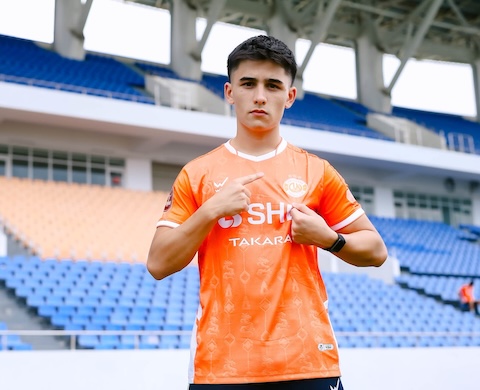 Bryan Ly - cầu thủ vừa được tăng cường cho mùa giải 2026/27. Ảnh: ĐNFC