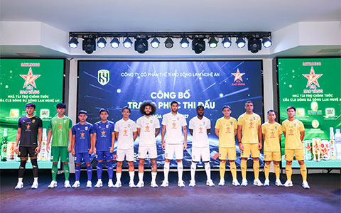 SLNA tổ chức lễ xuất quân mùa giải 2026/27 