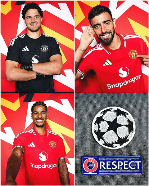 Danh sách dự Champions League của MU không thiếu ngôi sao nào