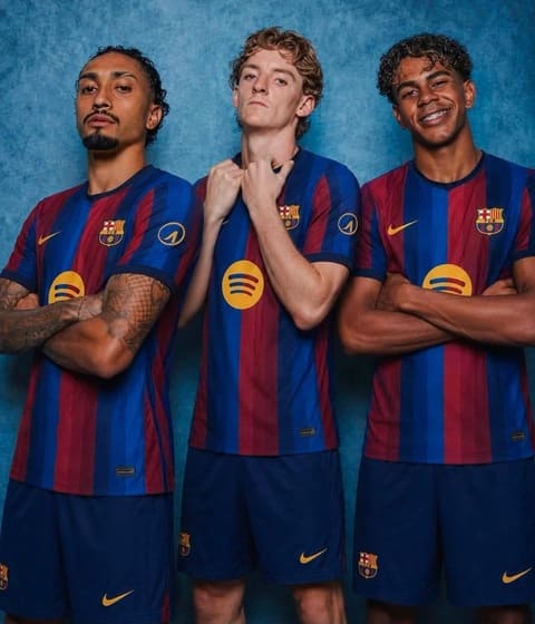 Việc Barca không mua được Julian Alvarez đã vô tình giúp HLV Flick tìm ra phép cộng mới cho hàng công. Ảnh: Facebook