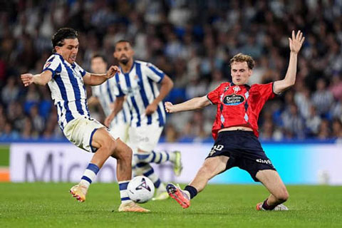 Real Sociedad và Celta Vigo chia điểm sau trận hòa 0-0